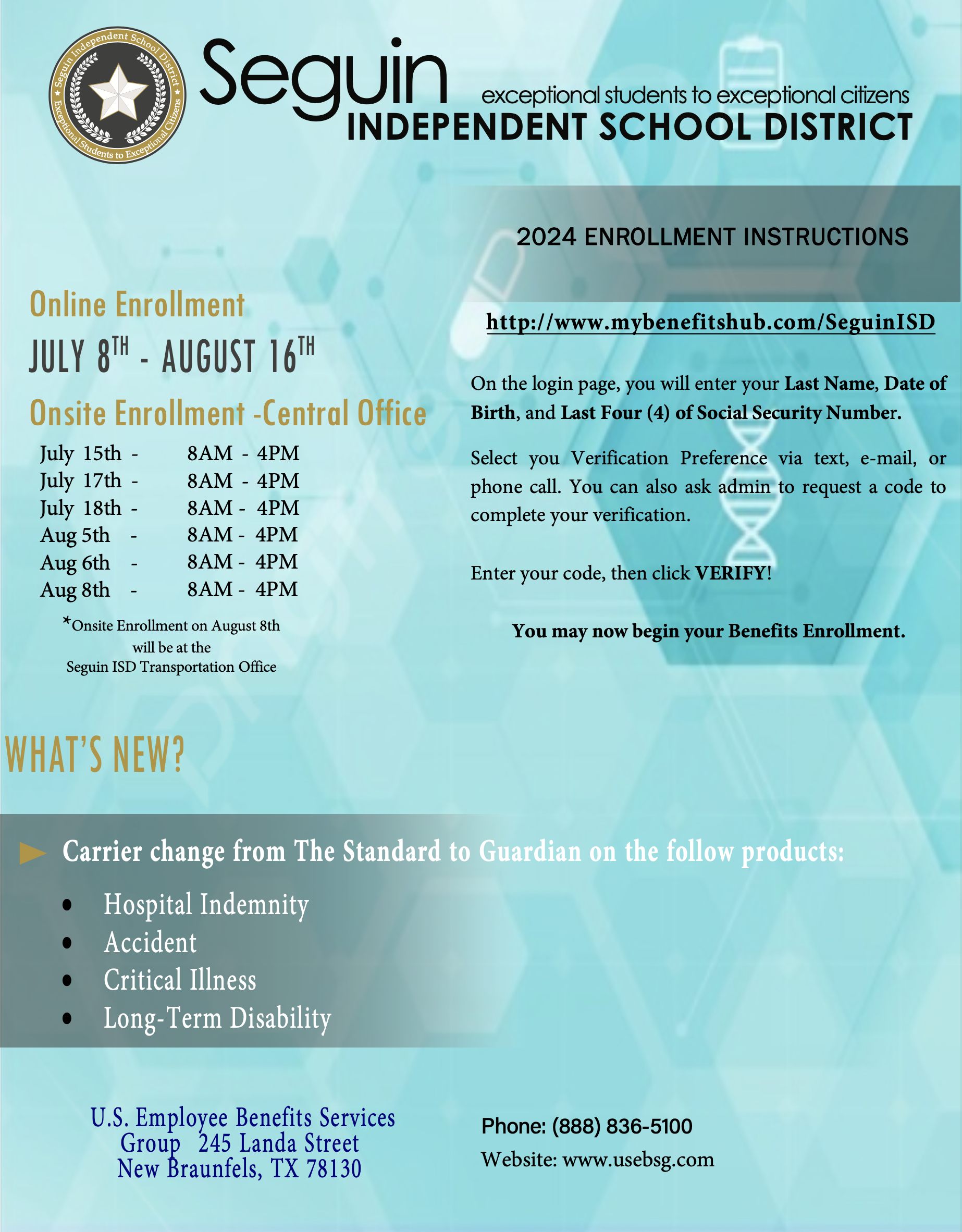 Benefits Enrollment Flyer