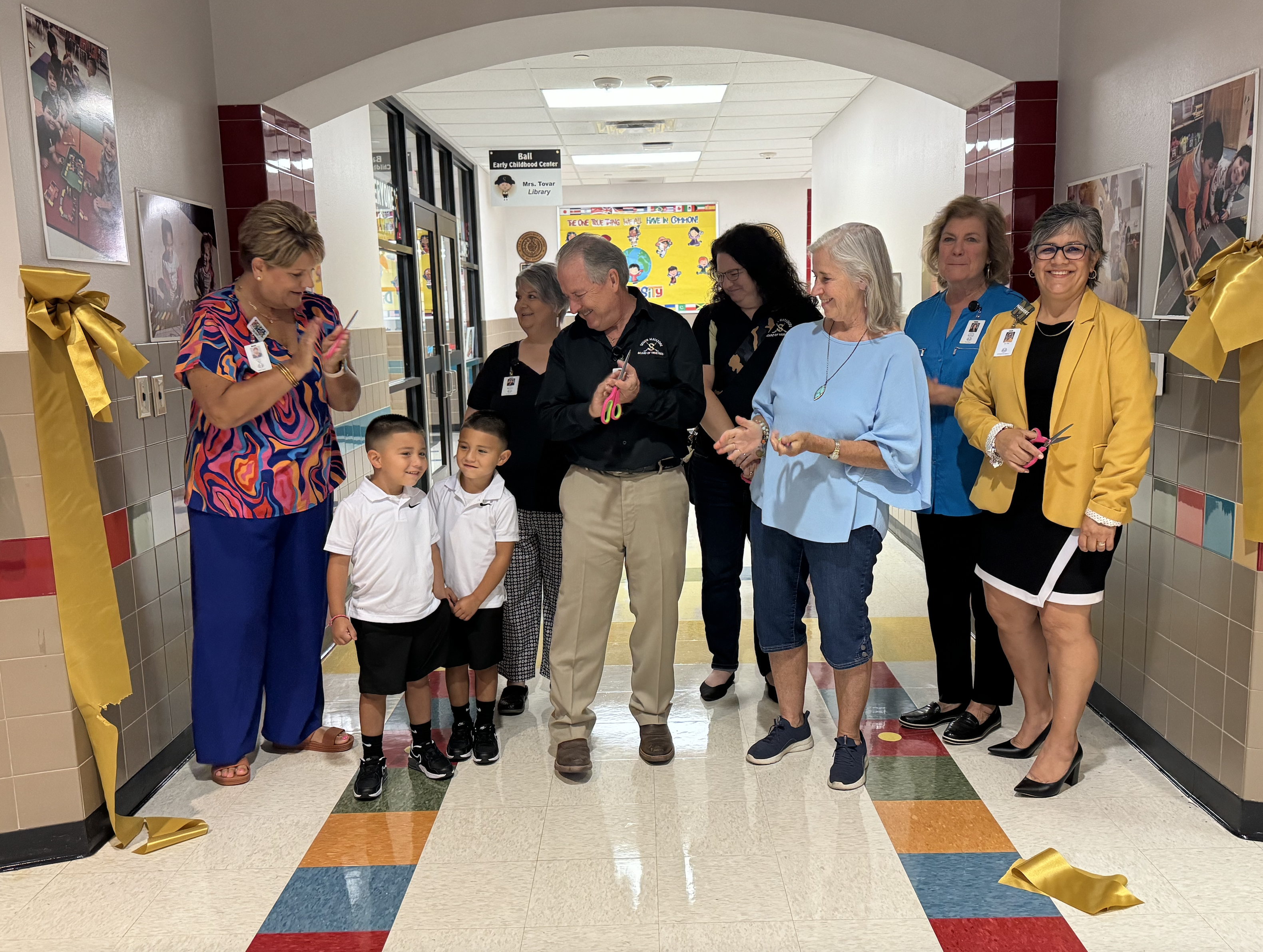 Ball Ribbon Cutting