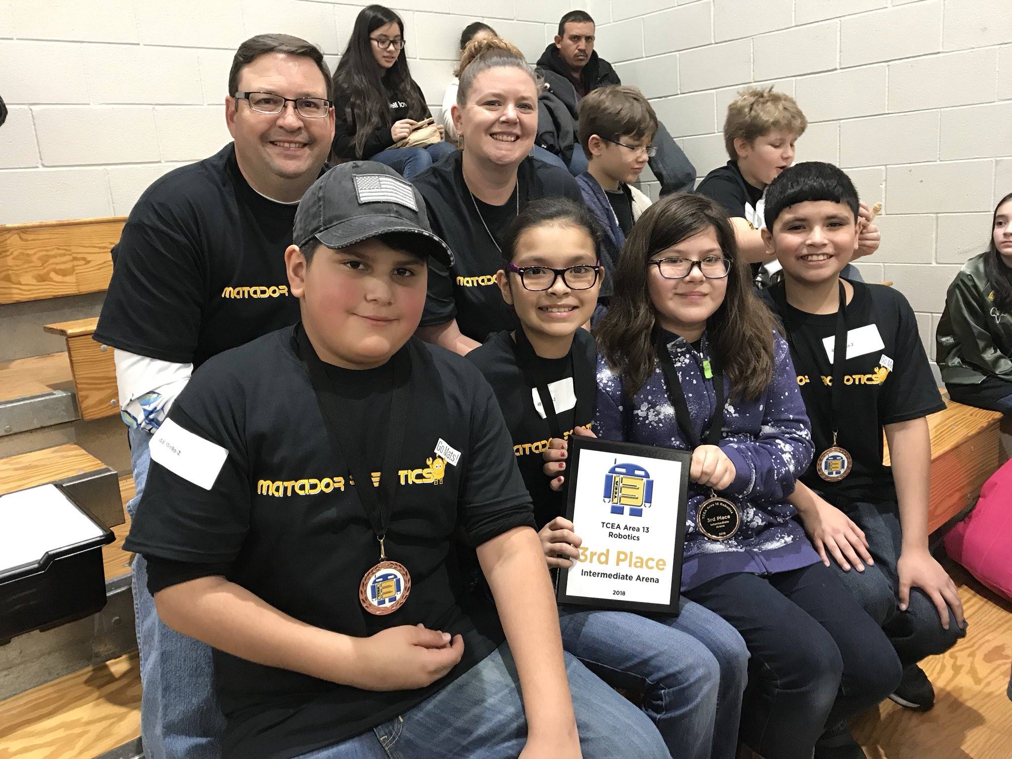 Robotics competition winners