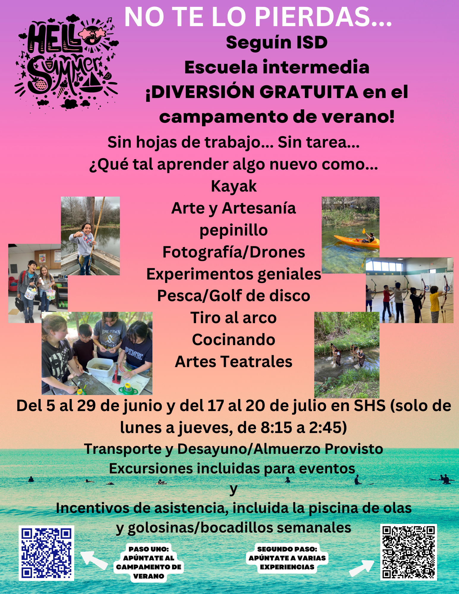 Middle School Summer Camp